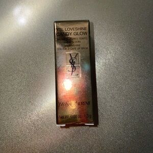 NWT Travel Sized YSL Loveshine Candy Glow Lipstick (Pink Sunrise)